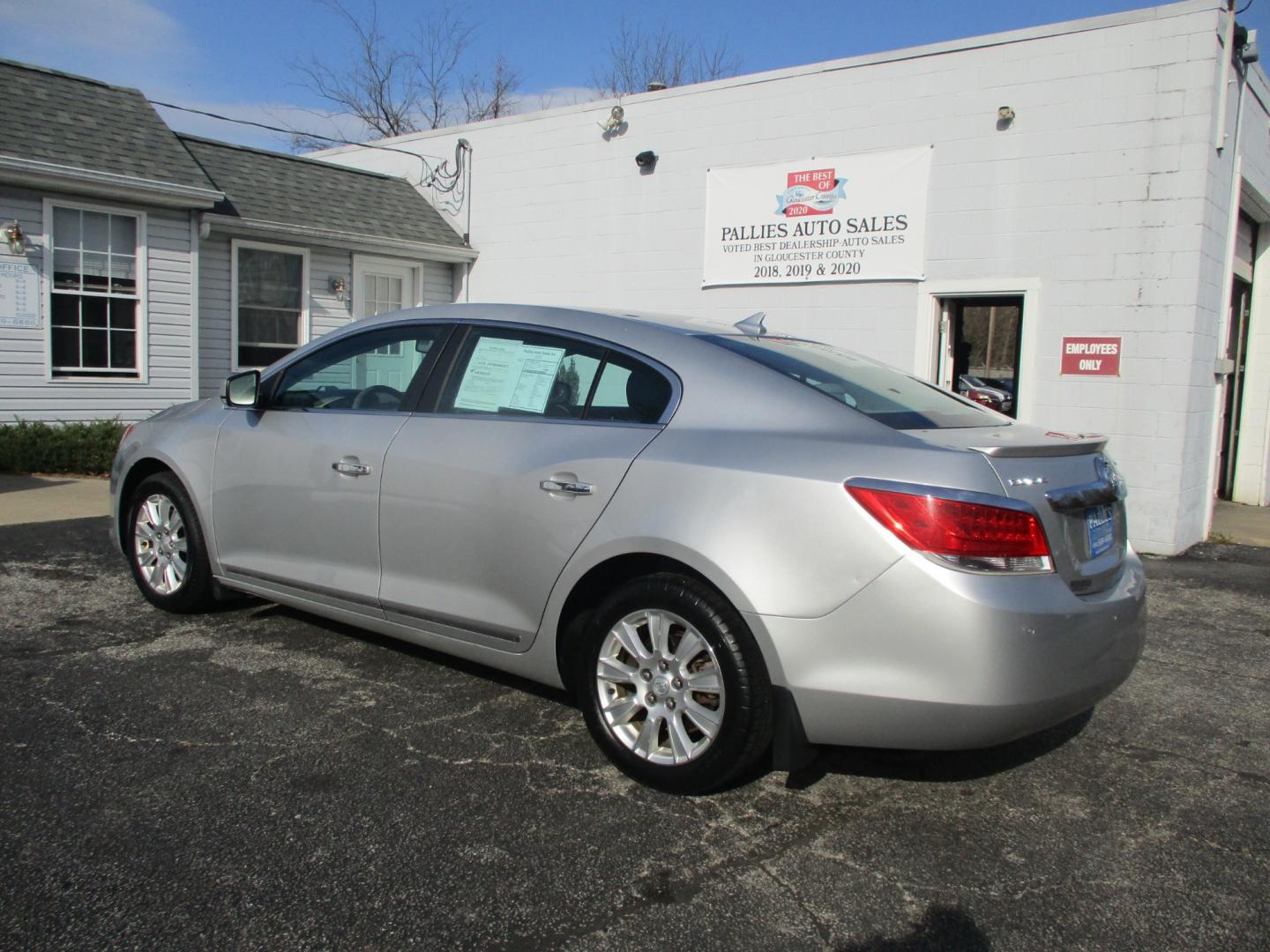 2012 SILVER Buick LaCrosse Premium Package 1, w/Leather (1G4GD5ER2CF) with an 2.4L L4 DOHC 16V engine, 6-Speed Automatic transmission, located at 540a Delsea Drive, Sewell, NJ, 08080, (856) 589-6888, 39.752560, -75.111206 - Photo#3